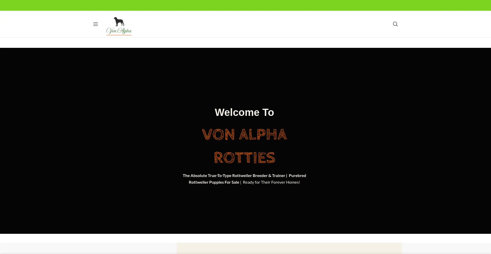 Website screenshot of Alphapointers.com