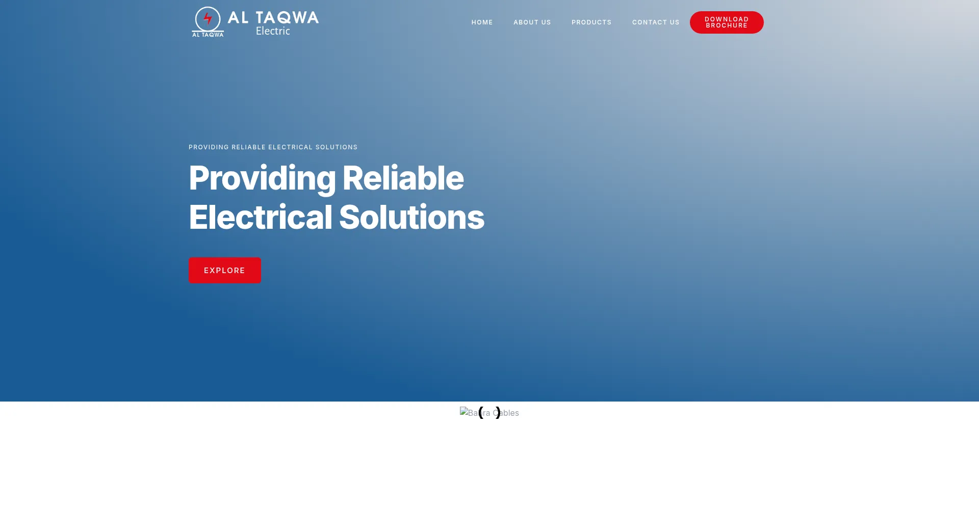Website screenshot of Altaqwaelectric.com