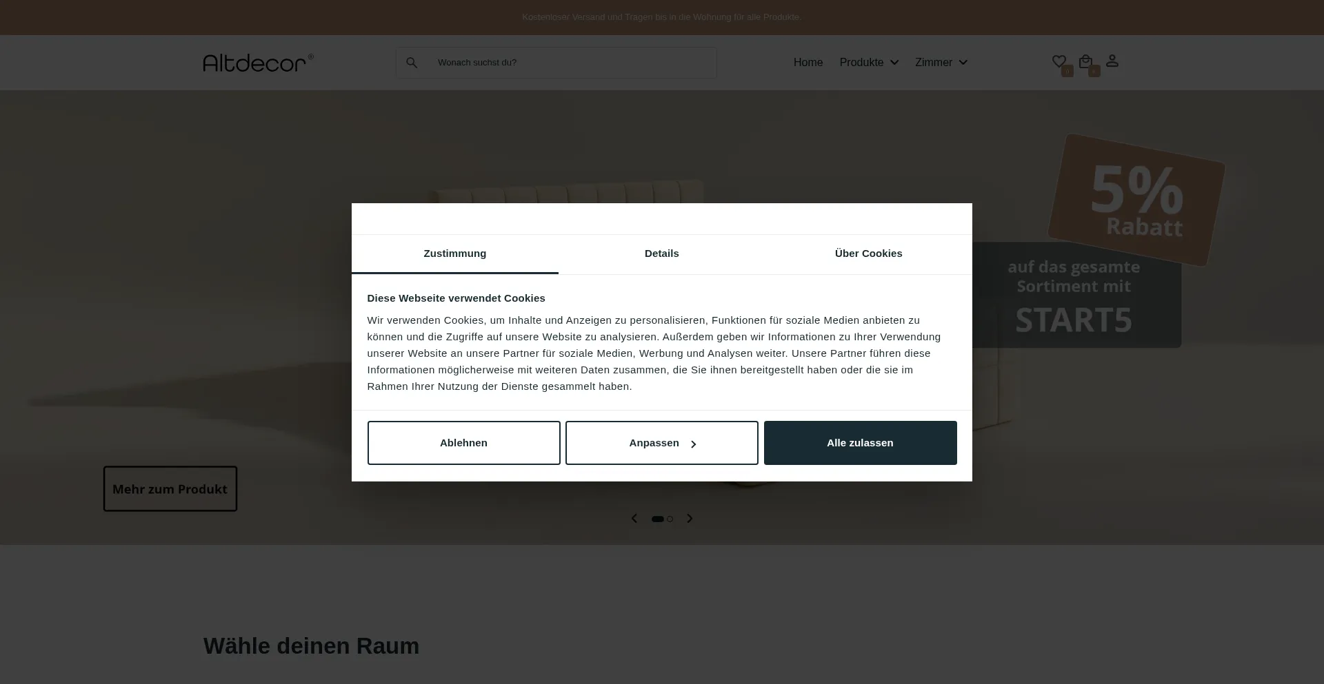 Altdecor.de Screenshot