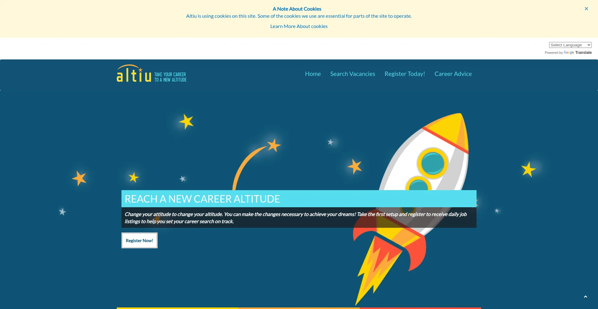 Website screenshot of Altiu.com