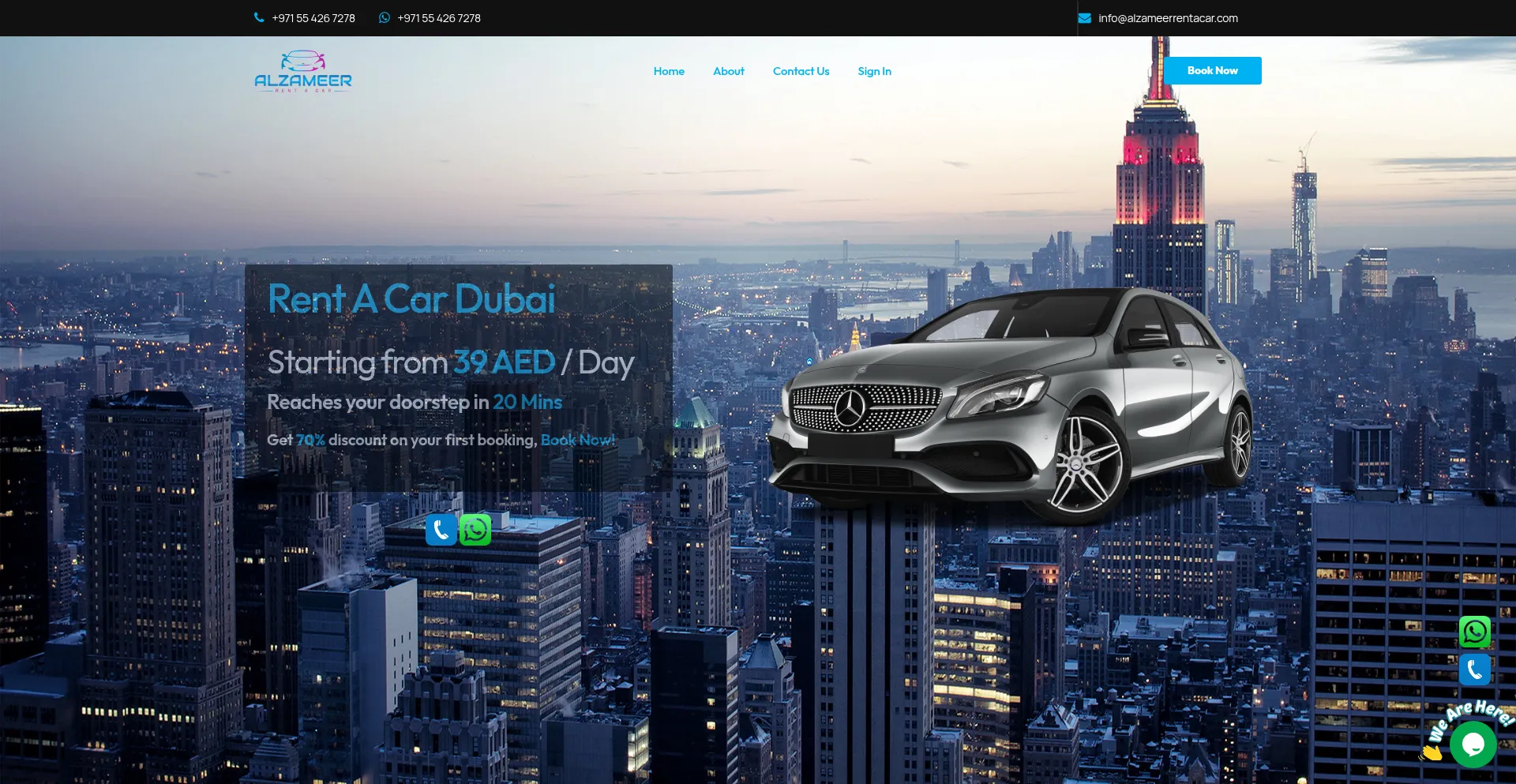 Alzameerrentacar.com 安全可靠吗？
