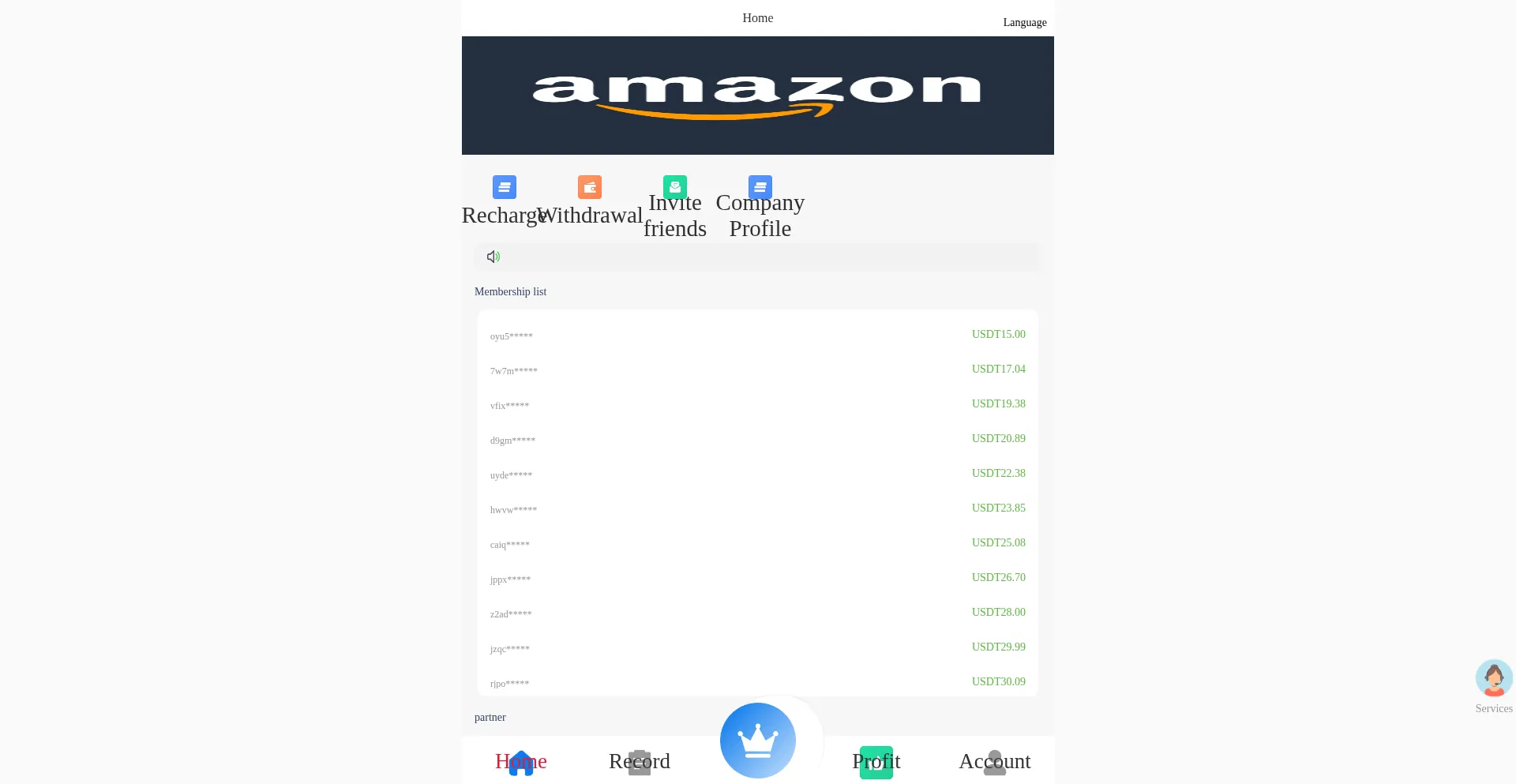 Website screenshot of Amazavvv.pro