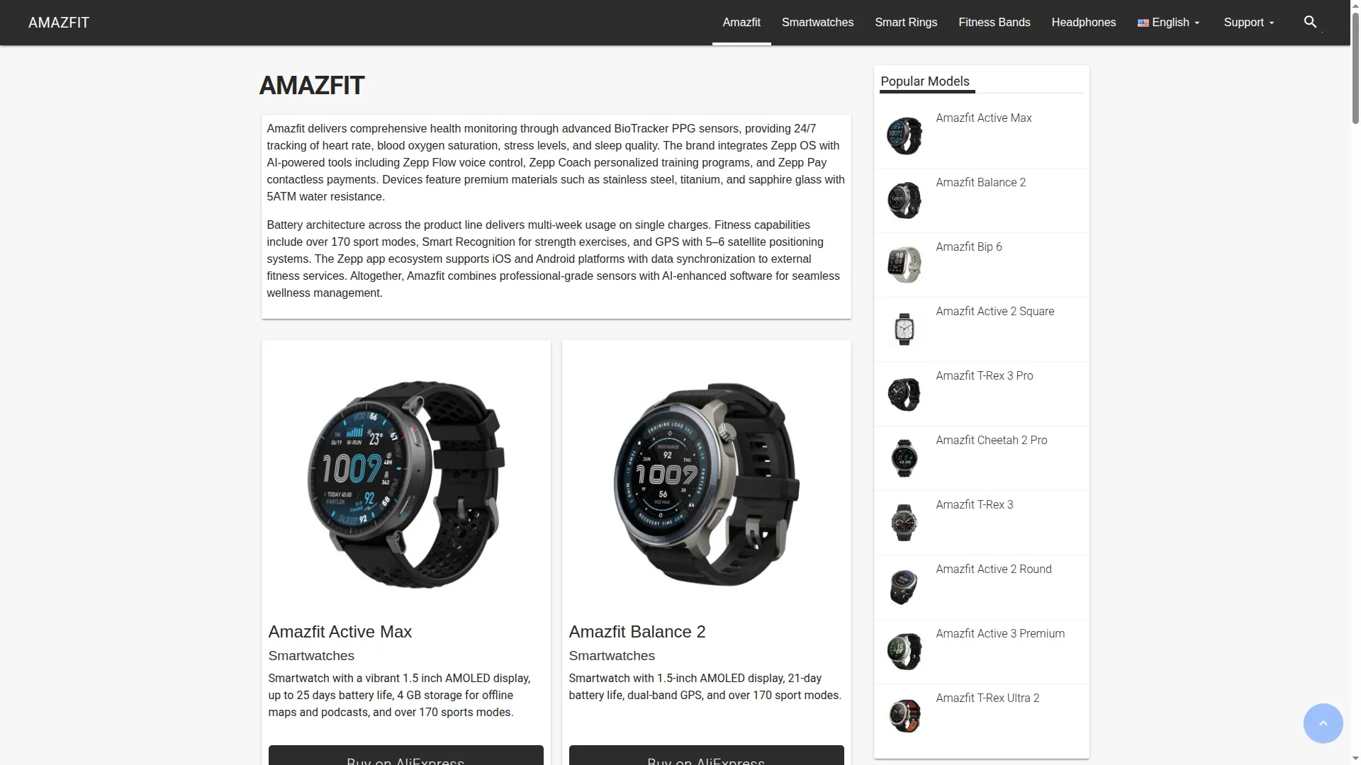 Amazfits.com