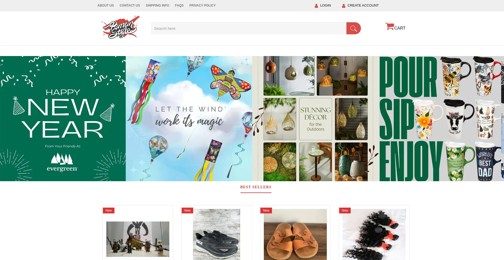 Website screenshot of Amecho.buypm.baby