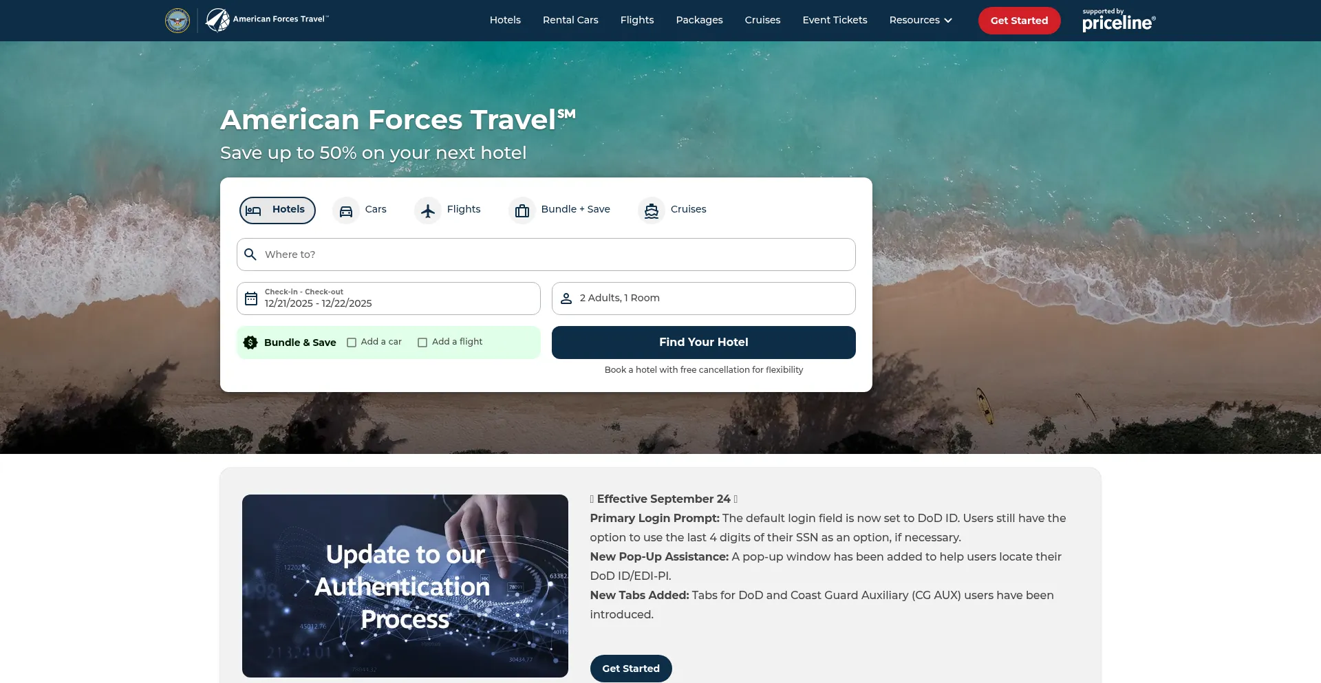 Americanforcestravel.com