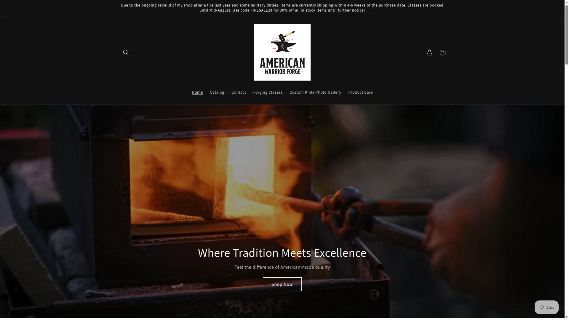 Americanwarriorforge.com
