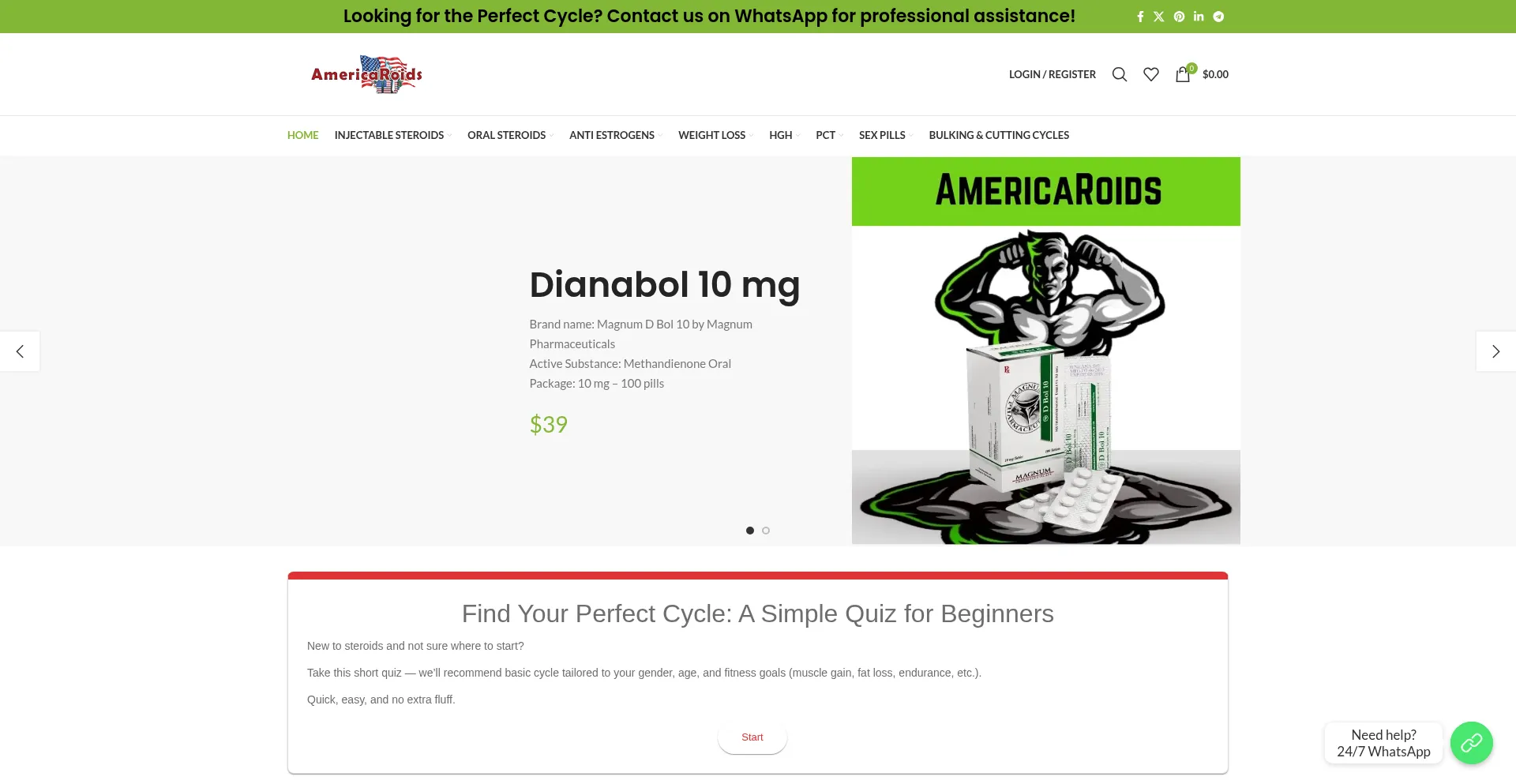 Americaroids.click Screenshot