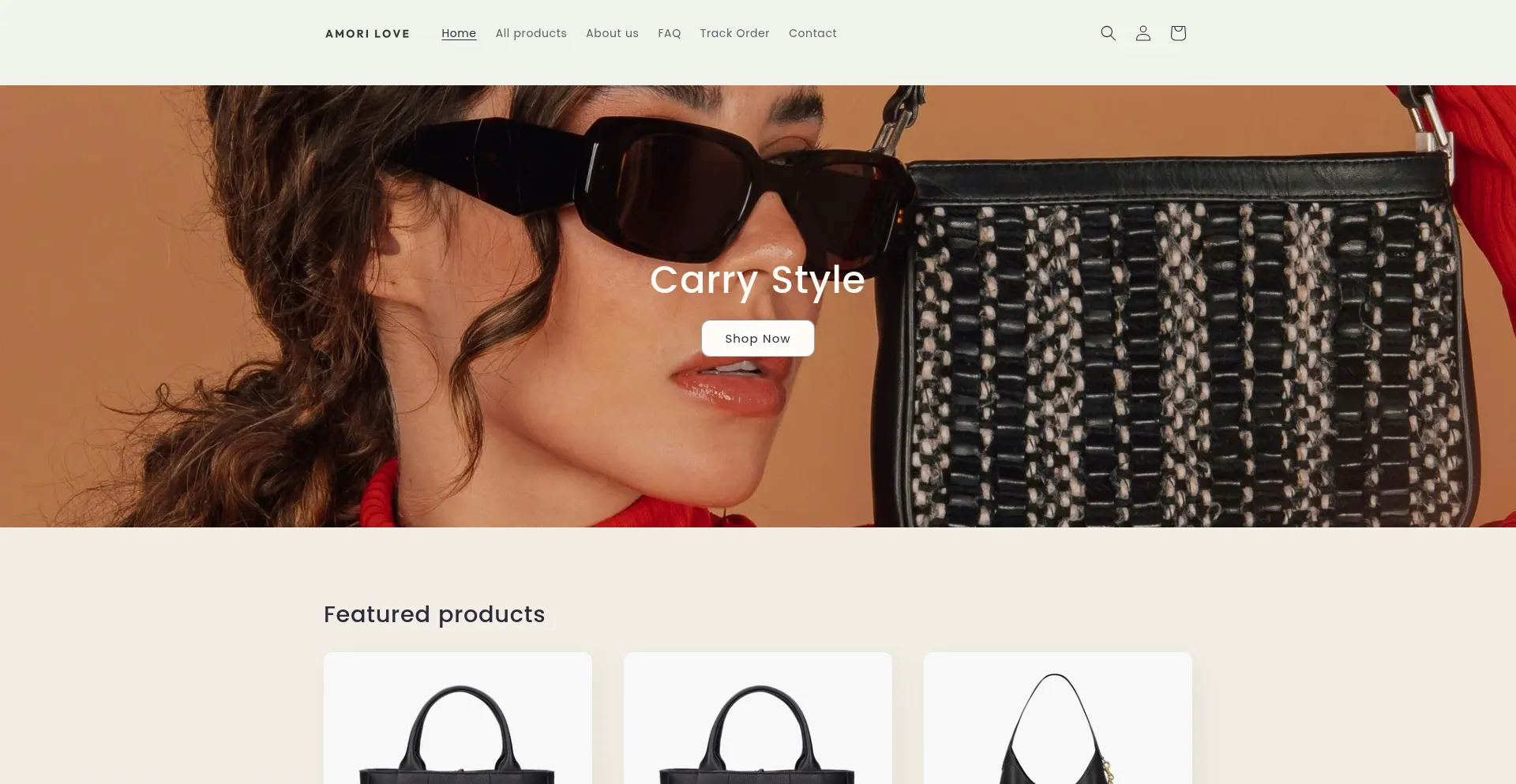 Website screenshot of Amori-love.com