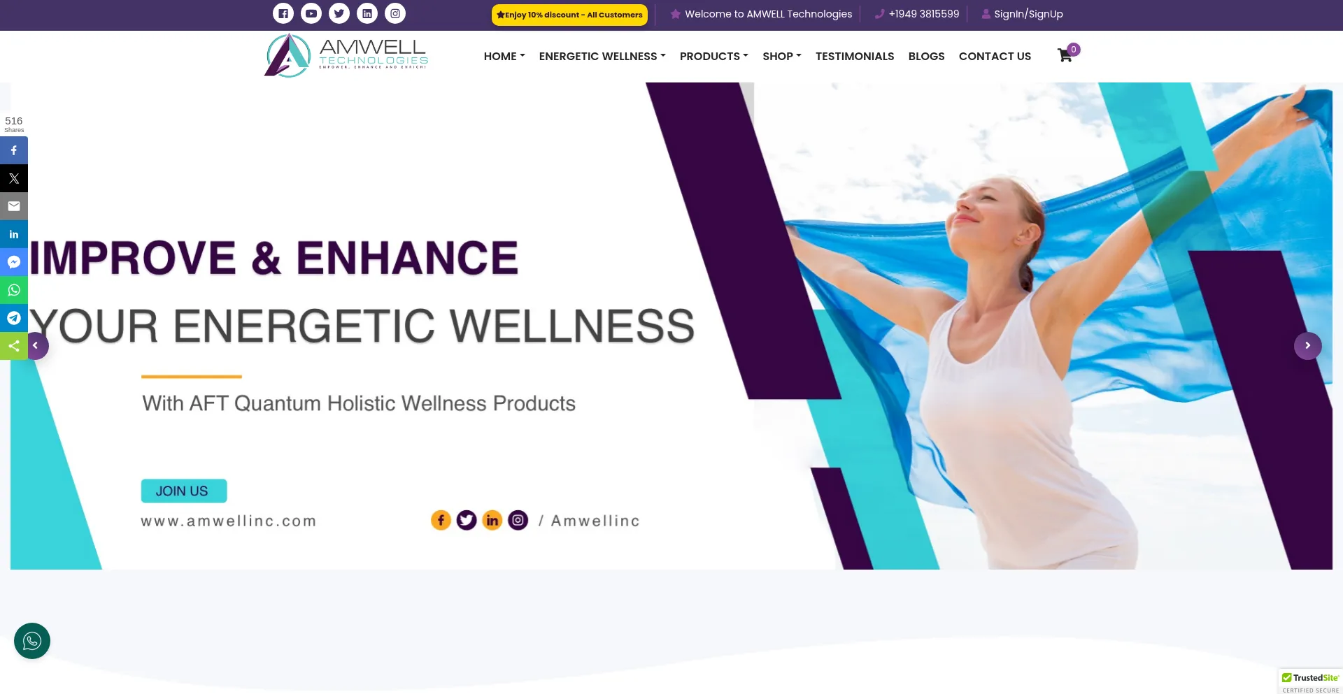 Amwellinc.com Screenshot