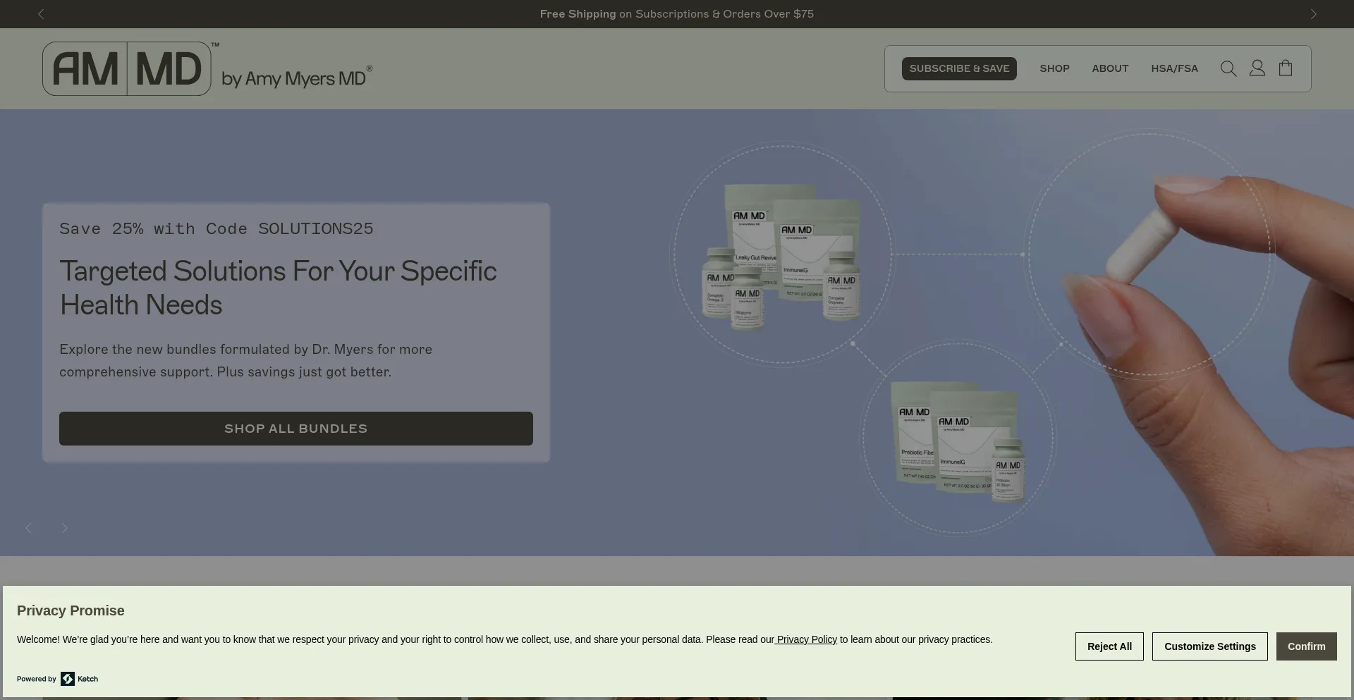 Amymyersmd.com Screenshot