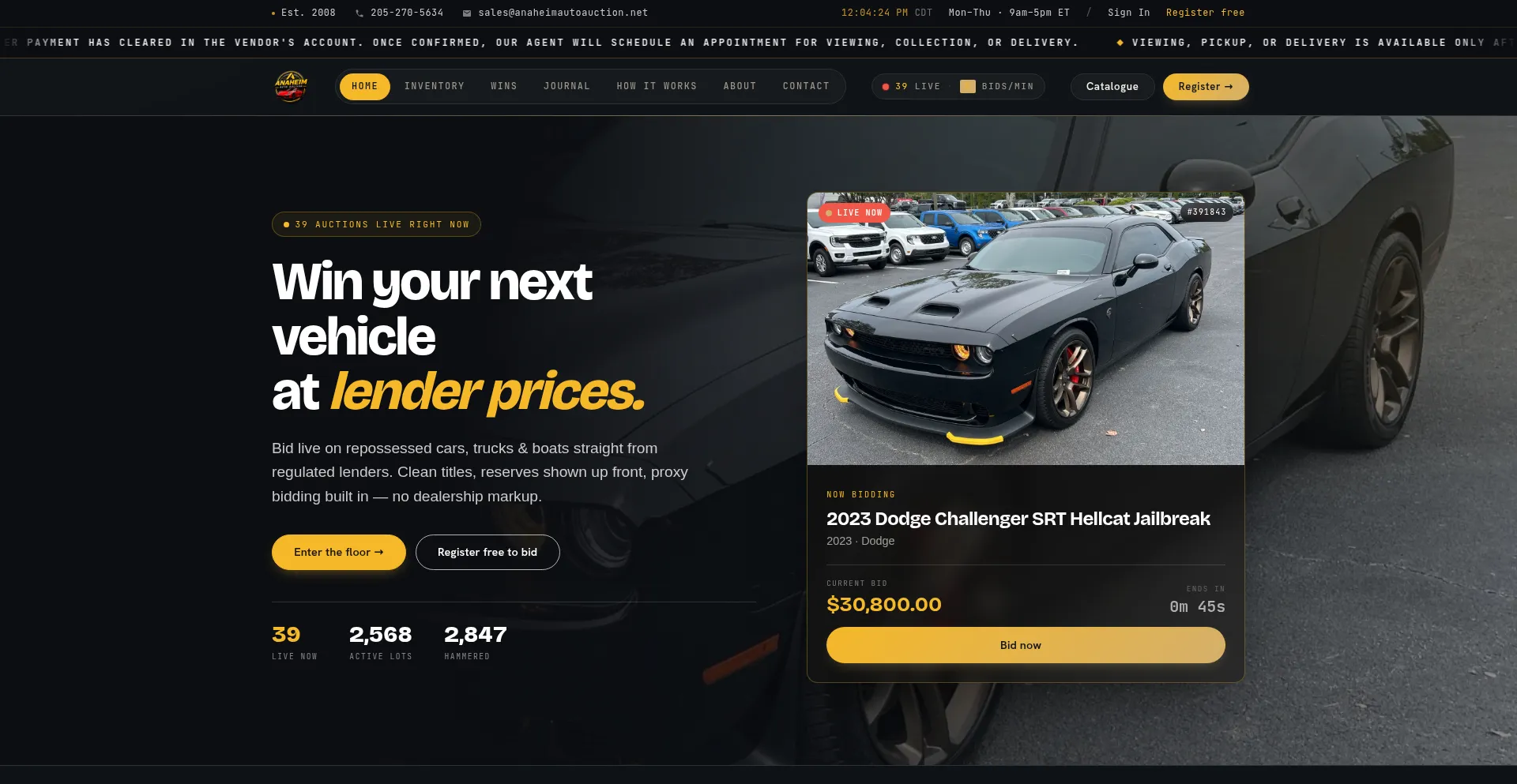 Anaheimautoauction.net