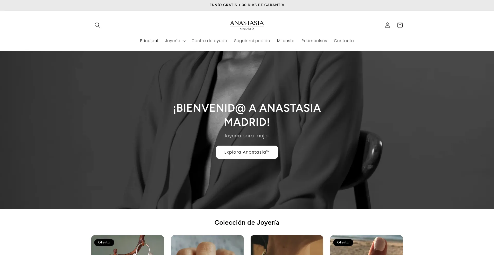 Anastasia-madrid.com Screenshot