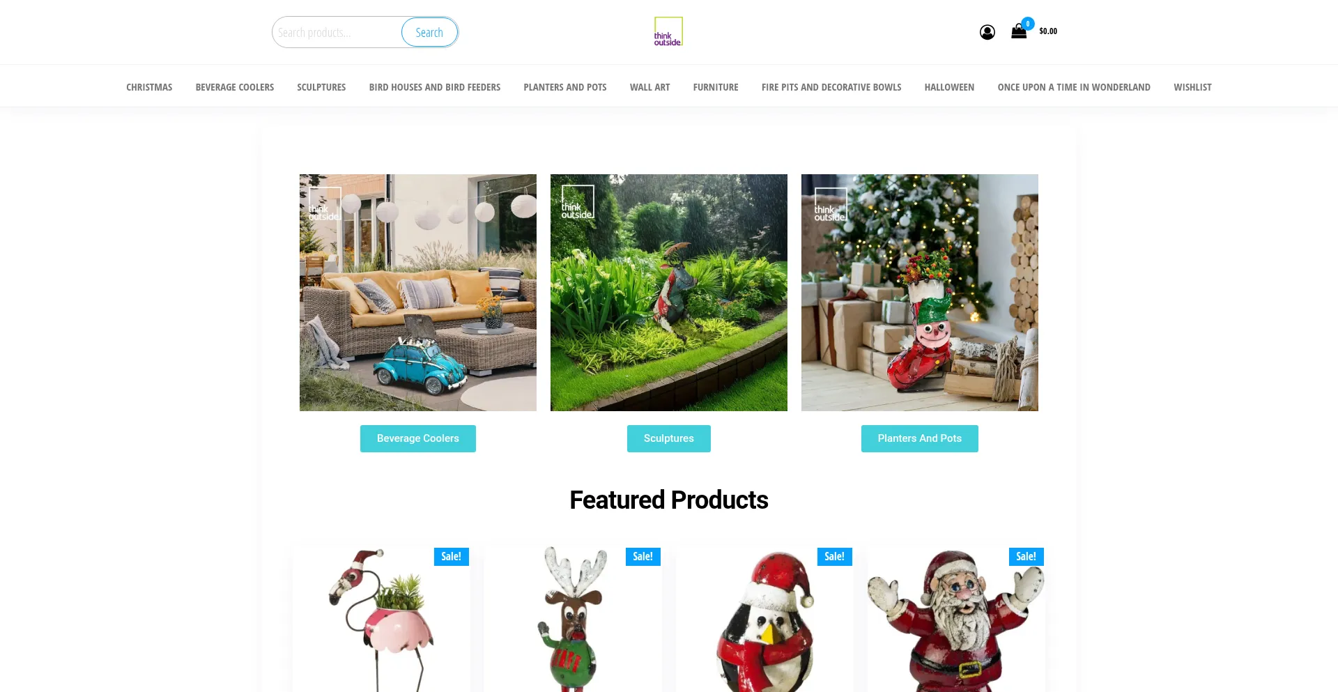 Website screenshot of Anewsculptures.com