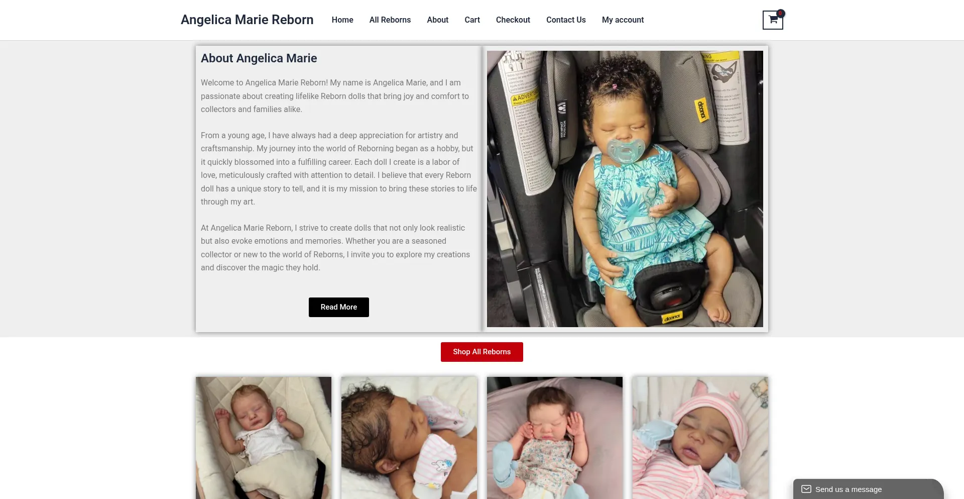 Angelicamariereborn.com Screenshot