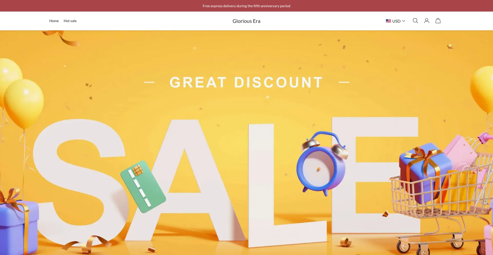 Website screenshot of Anguoon.com