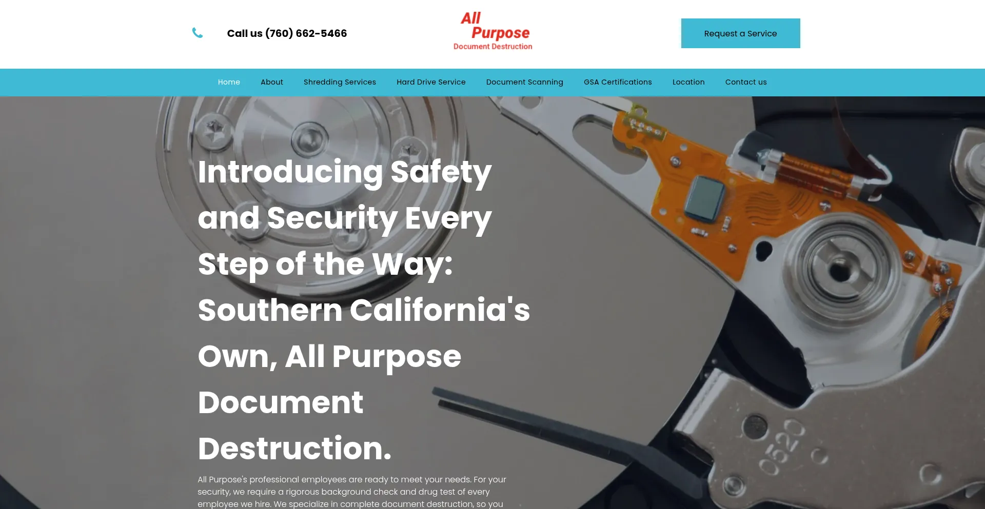 Apddshred.com Screenshot