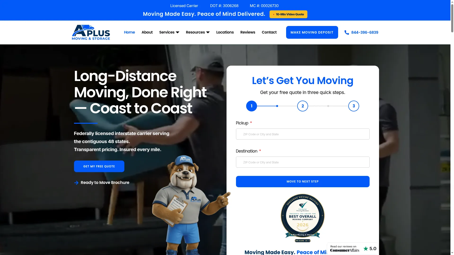 Aplusmovingandstorage.co