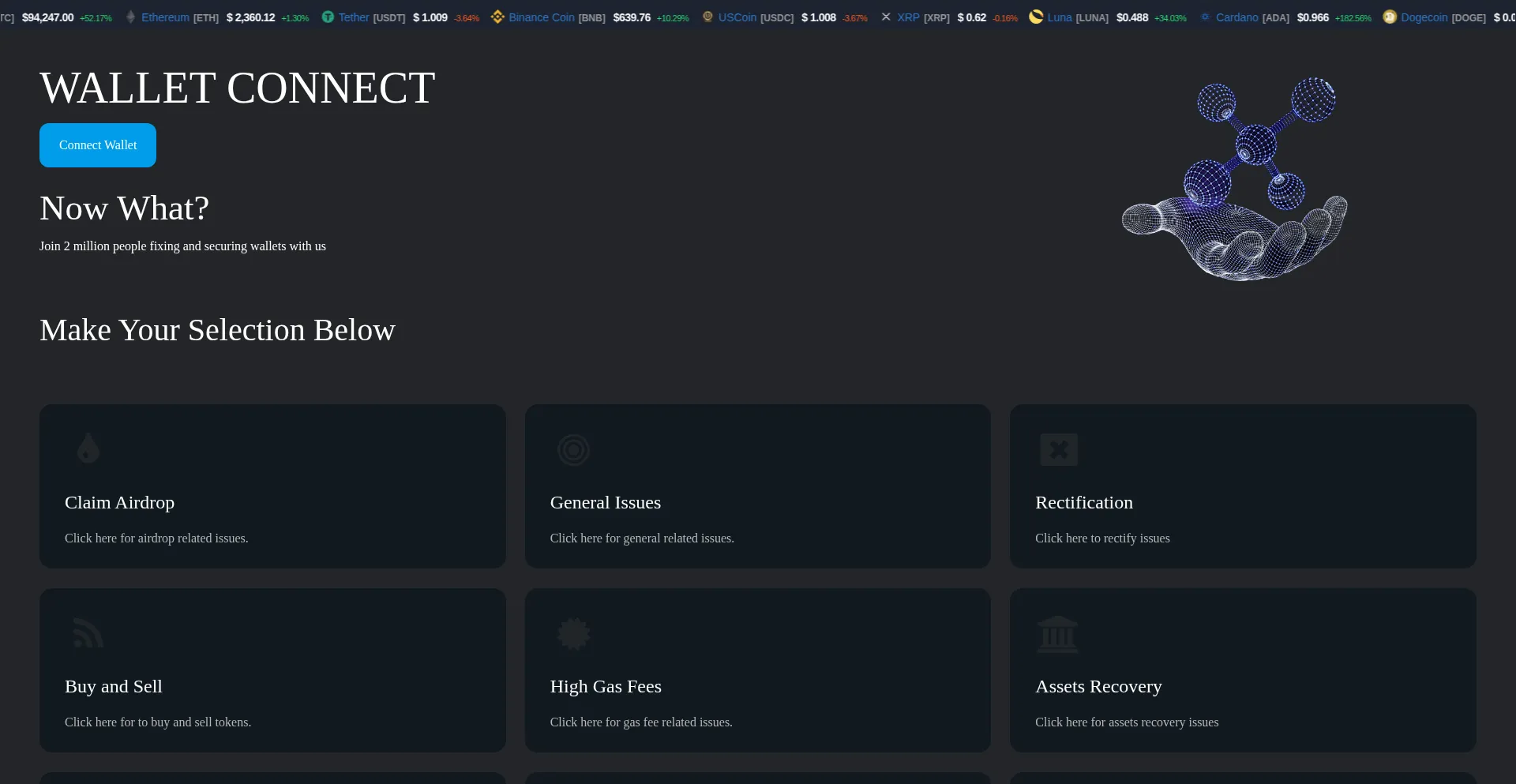 Website screenshot of App.sync-hub.xyz