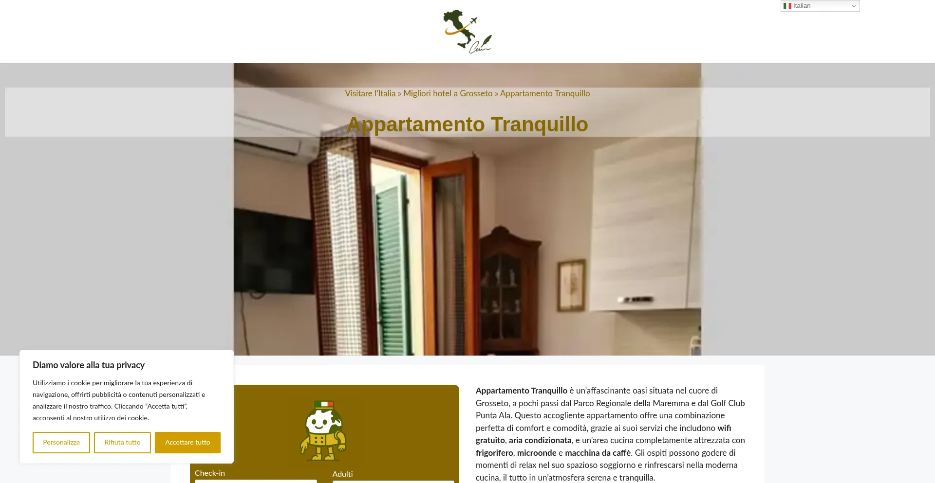 Appartamento-tranquillo.dreaminginrome.com 安全可靠吗？