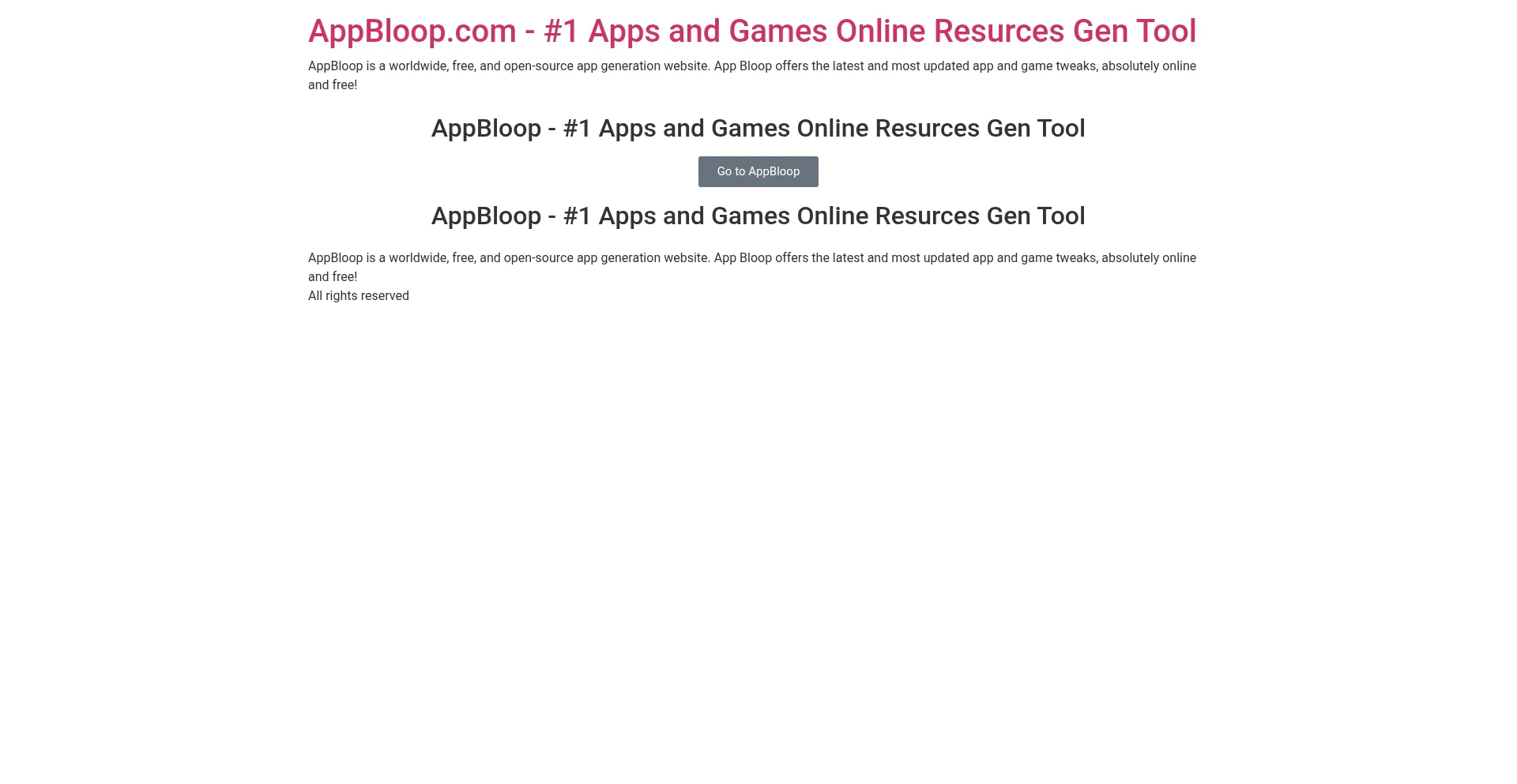 Appbloop.online 安全可靠吗？