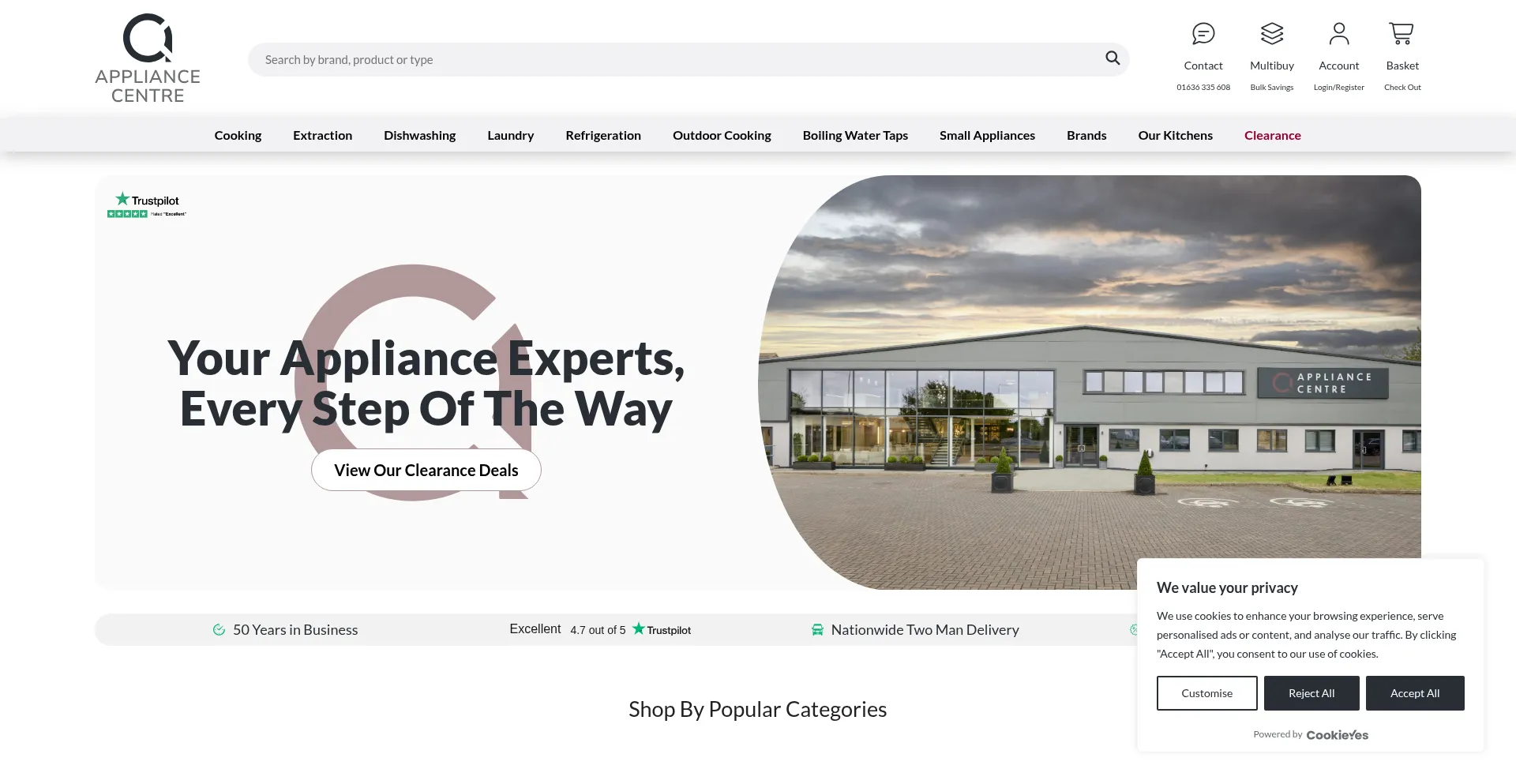 Appliancecentre.co.uk 安全可靠吗？