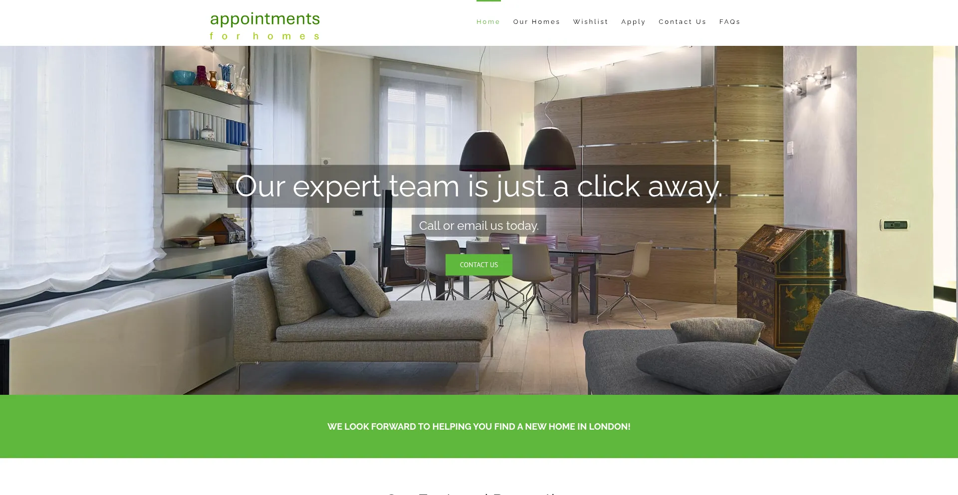 Website screenshot of Appointmentsltd.com