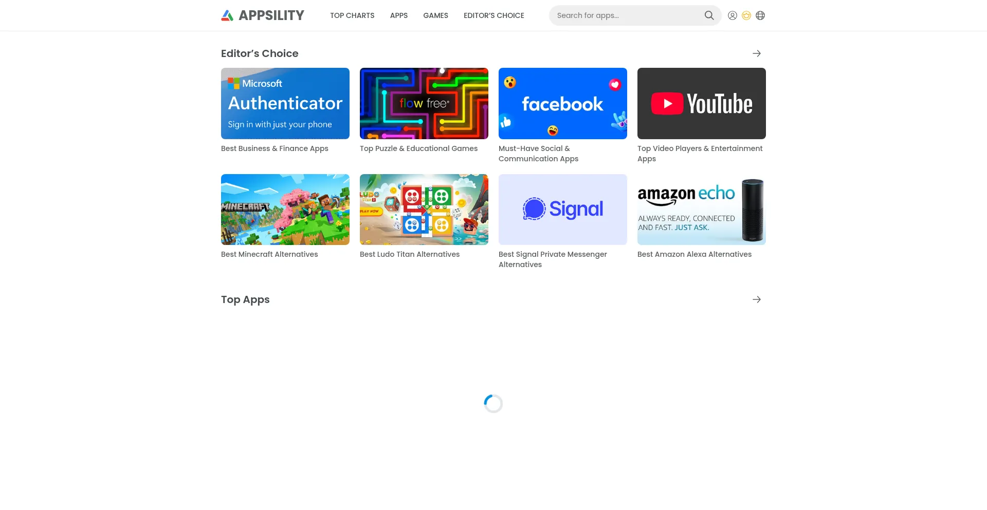 Appsility.com Screenshot