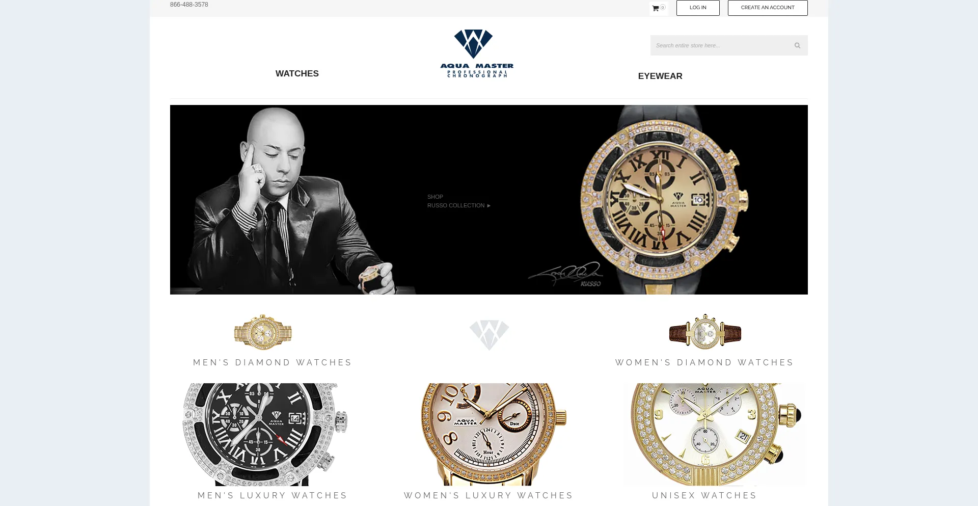Aquamasterwatch.com Screenshot