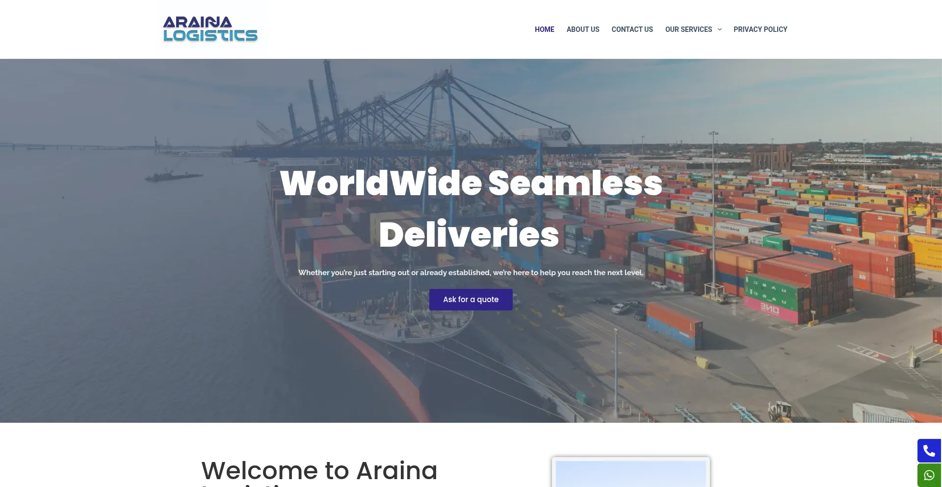 Arainalogistics.com