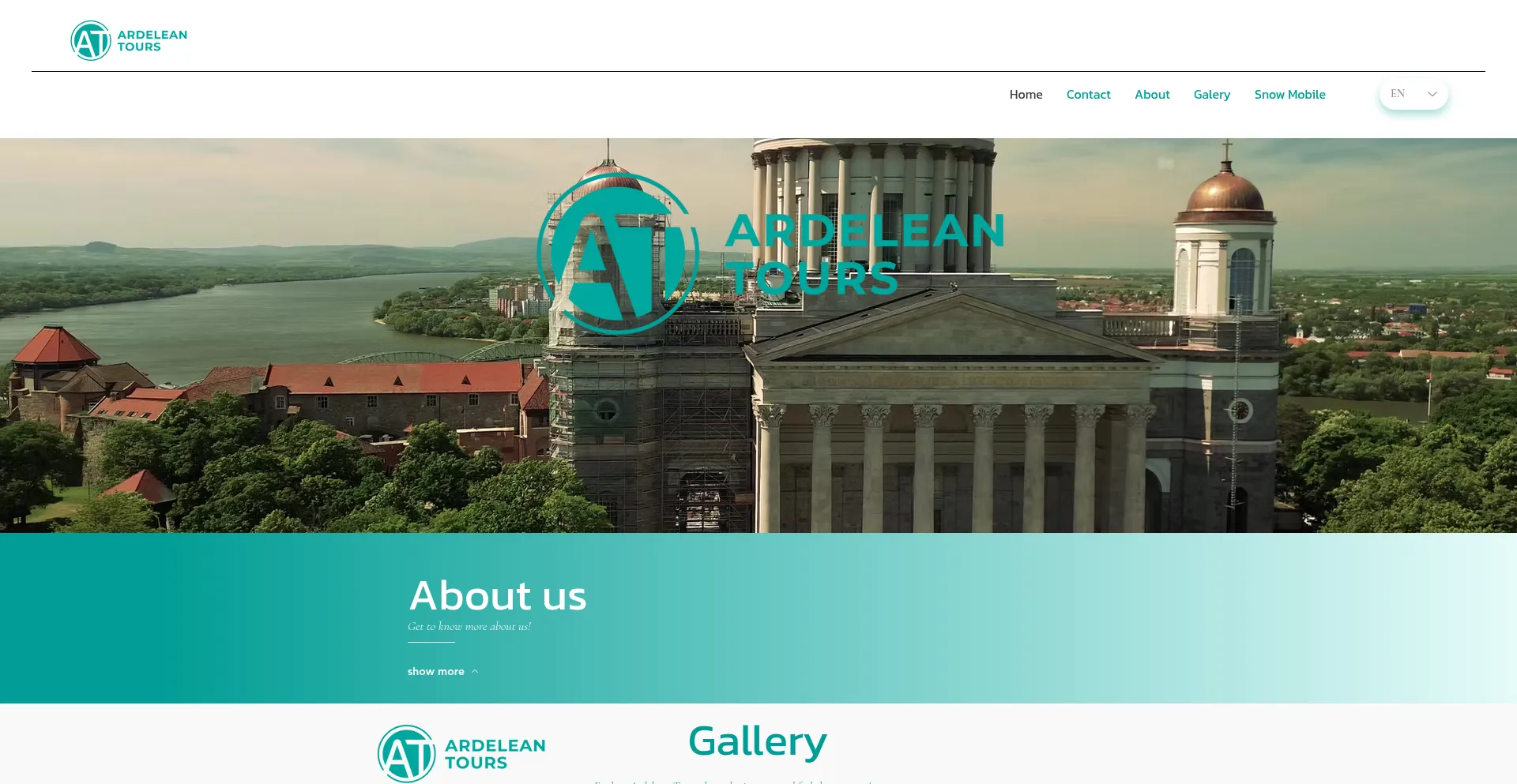 Website screenshot of Ardeleantours.com