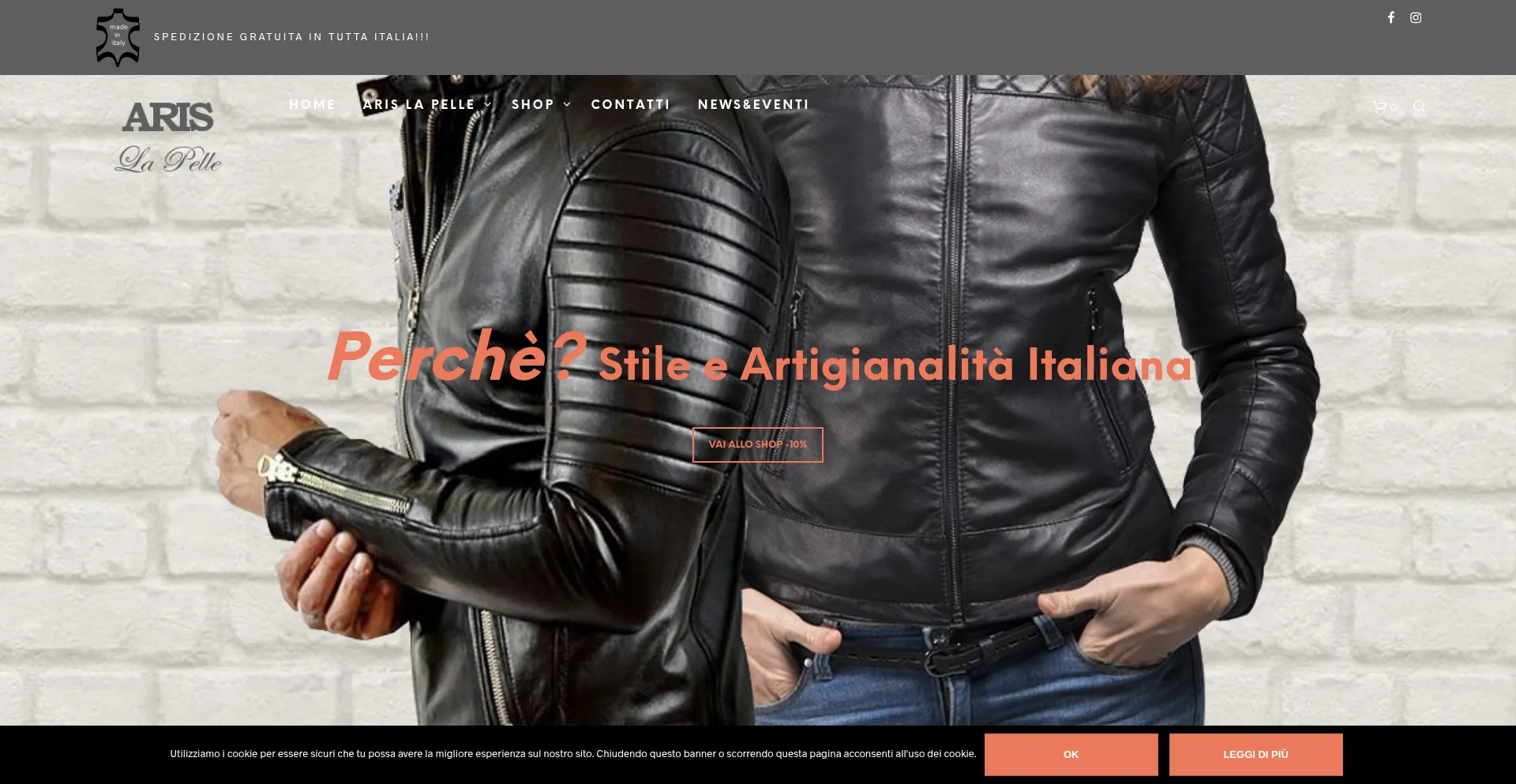 Arislapelle.it Screenshot