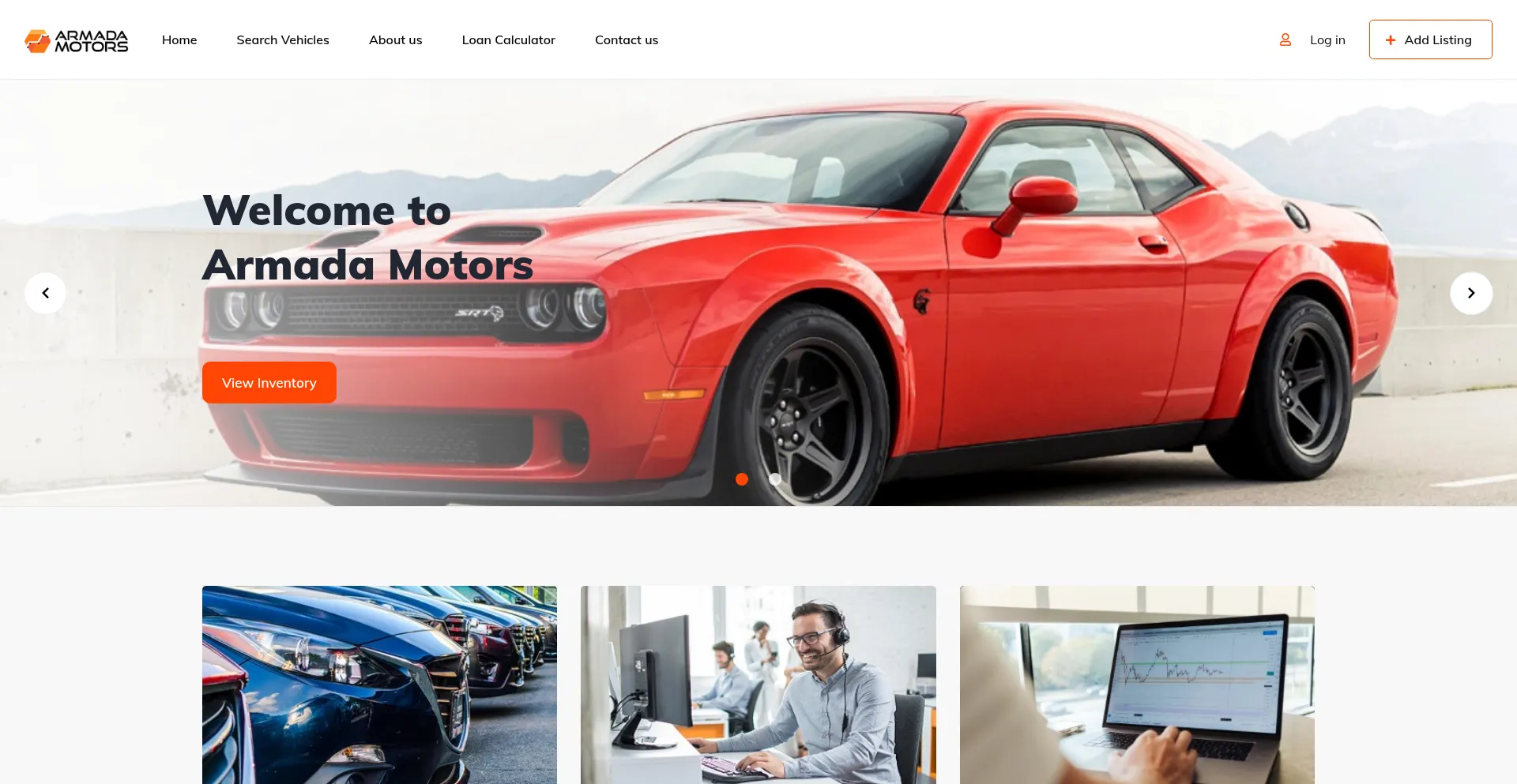 Armadamotor.com Screenshot