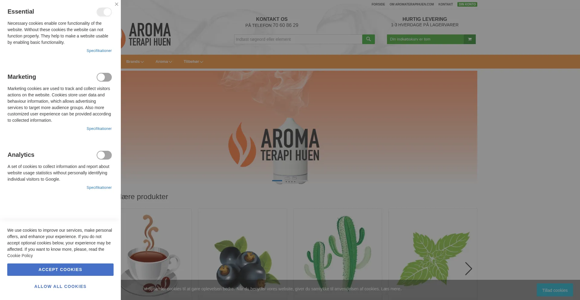 Aromaterapihuen.com Screenshot