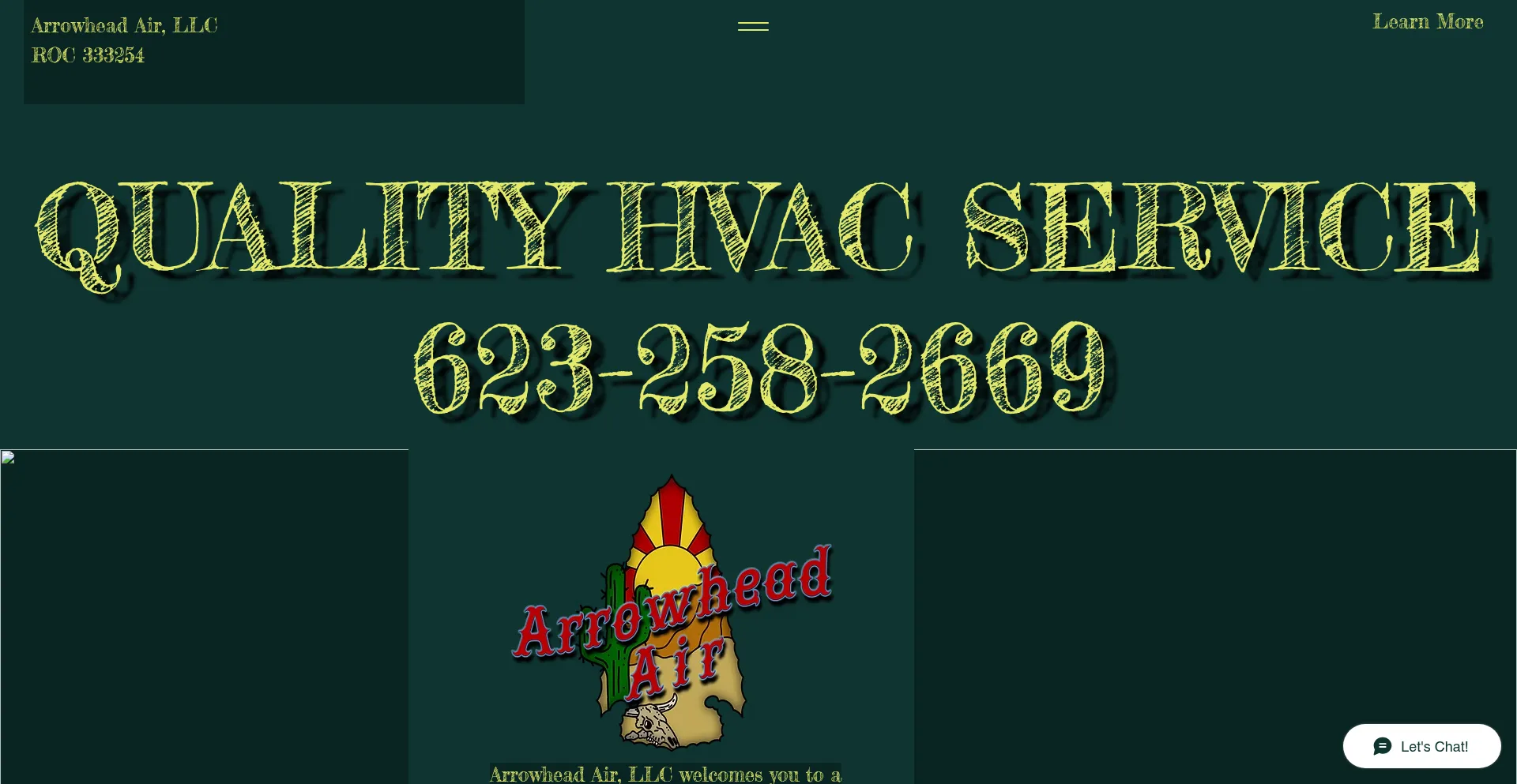 Arrowheadairaz.com Screenshot