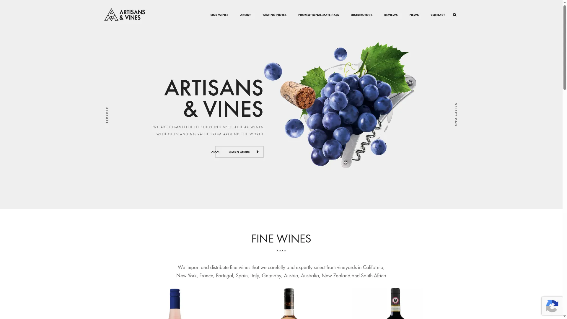 Artisansandvines.com