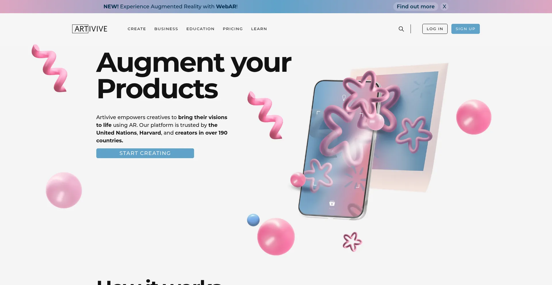 Artivive.com Screenshot