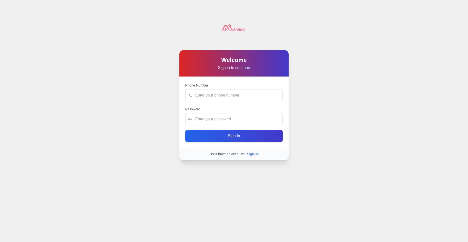 Website screenshot of Arveend.site