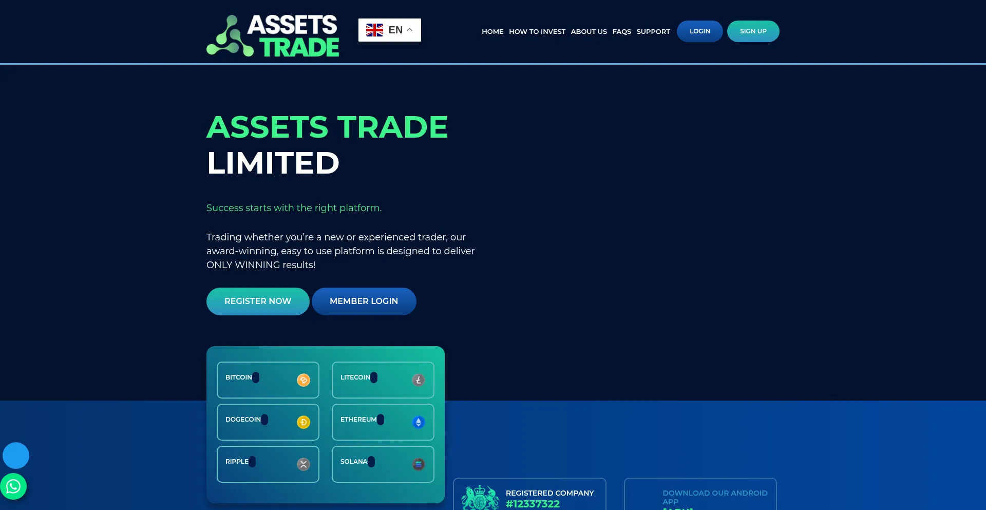 Assetstradeltd.com 安全可靠吗？
