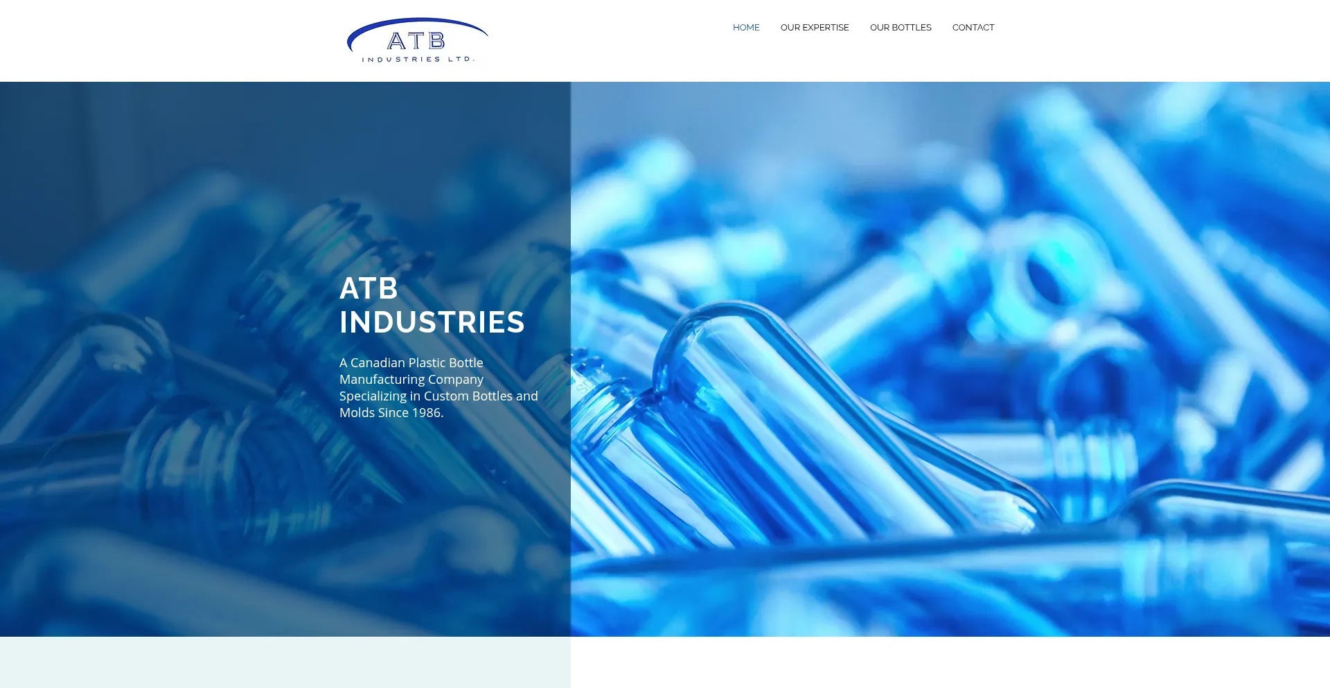 Website screenshot of Atb.ca