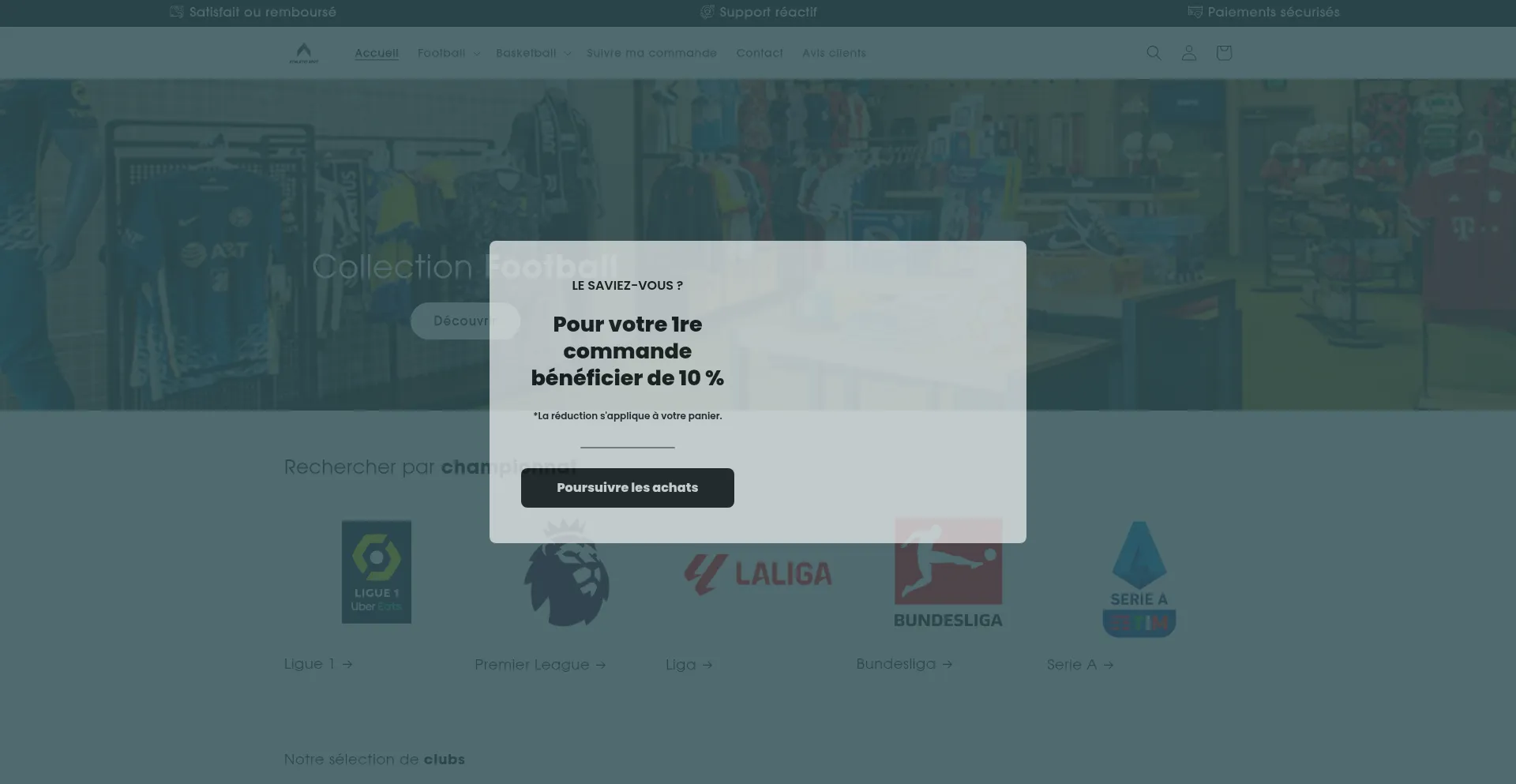 Website screenshot of Athletic-spot.com