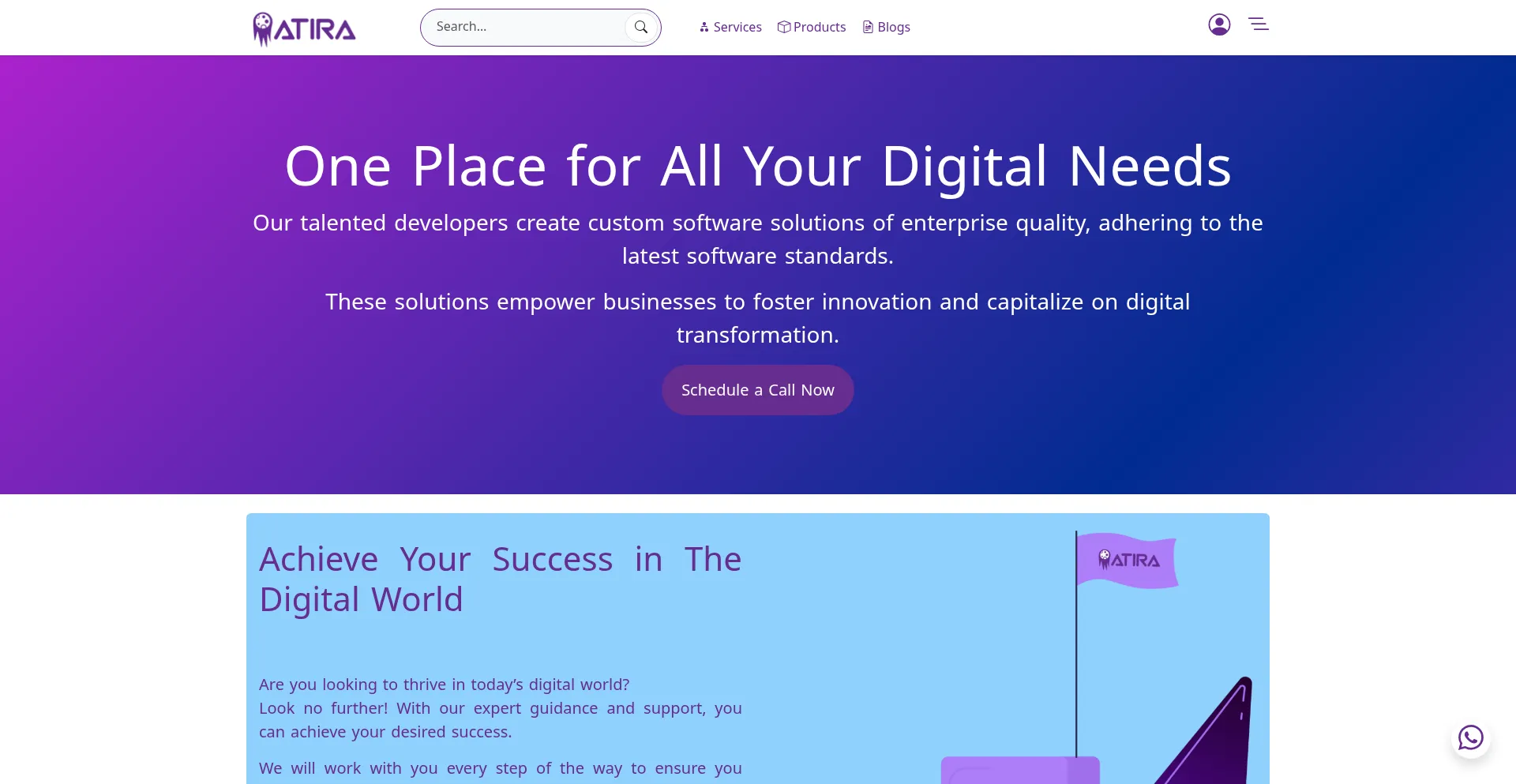 Website screenshot of Atiragrup.com