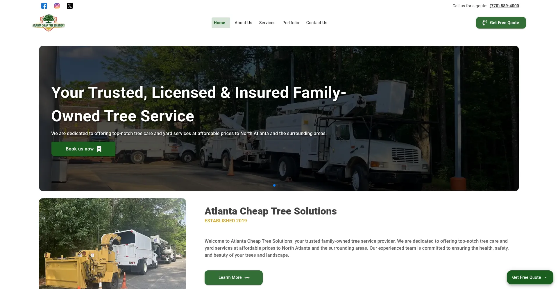 Atlantacheaptreesolutions.com 安全可靠吗？