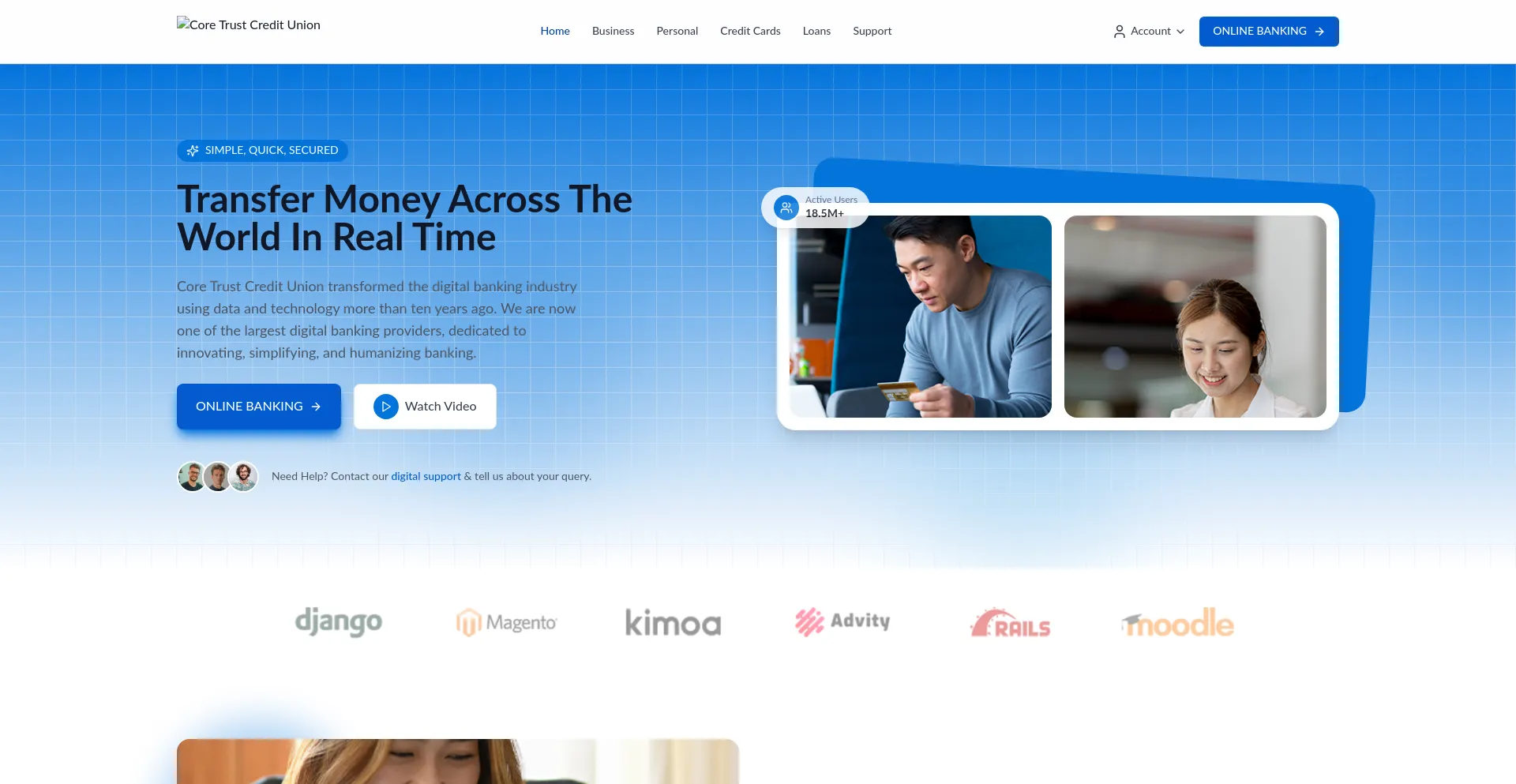 Website screenshot of Atlantictruist.com