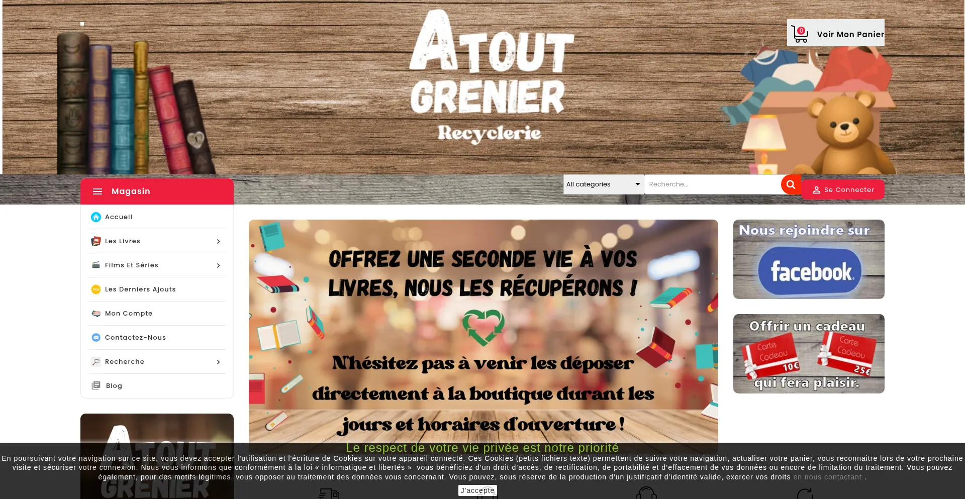Atoutgrenier.com Screenshot