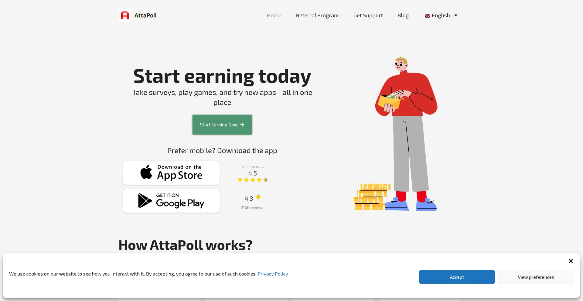 Attapoll.com Screenshot