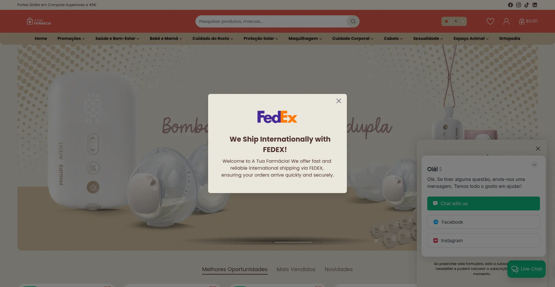 Website screenshot of Atuafarmacia.pt