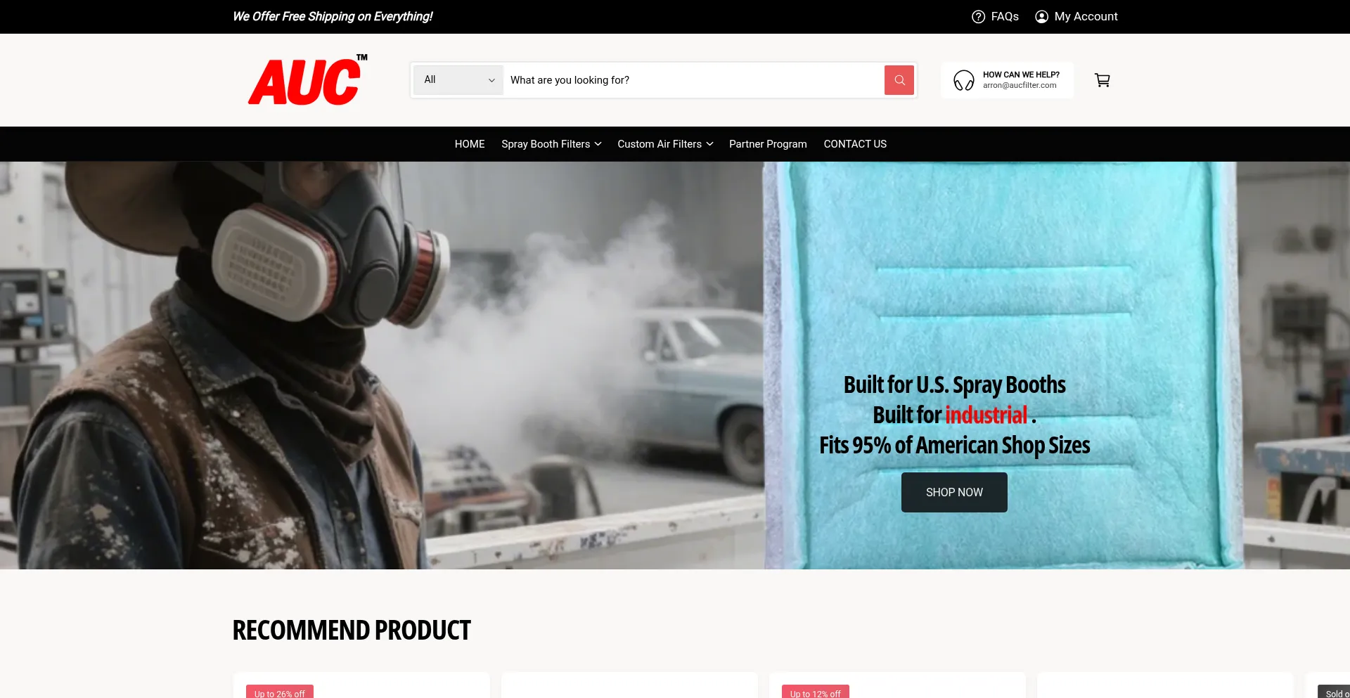 Aucfilter.com Screenshot