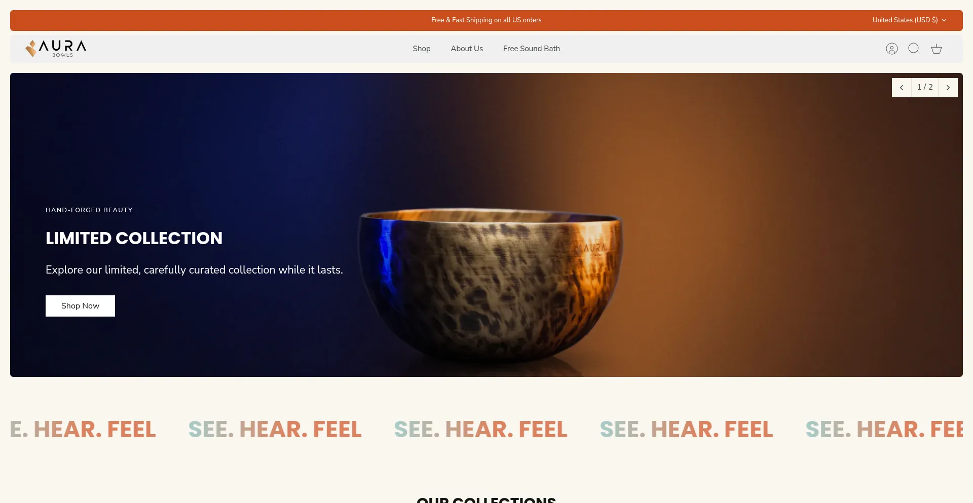 Aurabowls.com Screenshot