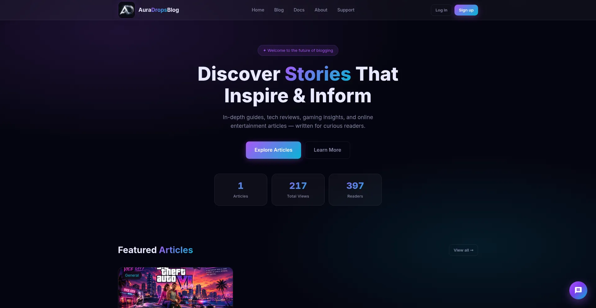 Auradroppersblog.com