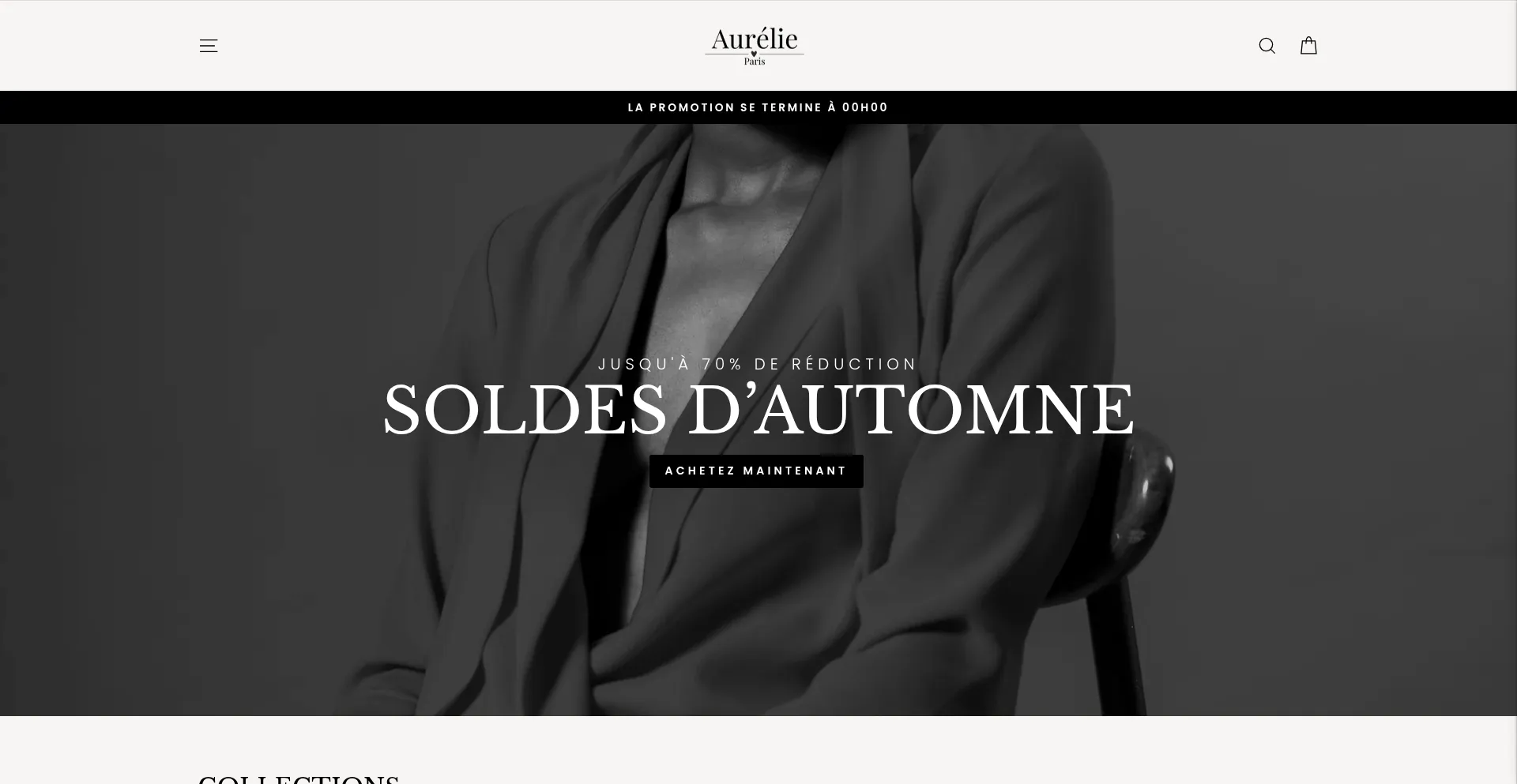 Aurelie-paris.fr Screenshot